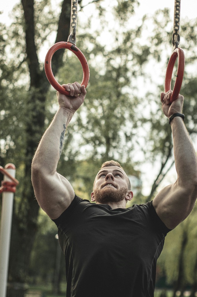 Person training for strength